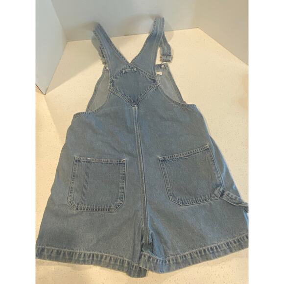Vintage DISNEY Winnie The Pooh Overall Shorts Size M - Picture 2 of 7